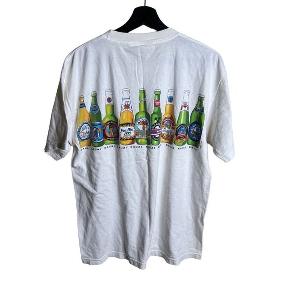 American Vintage Hawaii Kauai Beer T Shirt Large - Picture 3 of 5